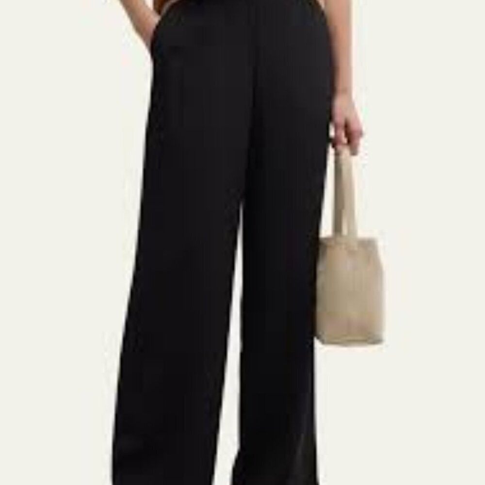 Perry Black Wide Legs Women Pants Size S